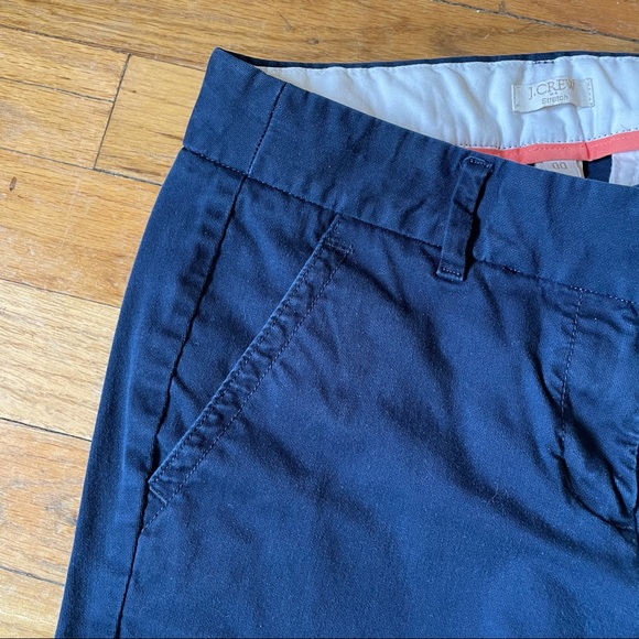 JCrew Linen Cotton Pants Navy 00 - Picture 5 of 7